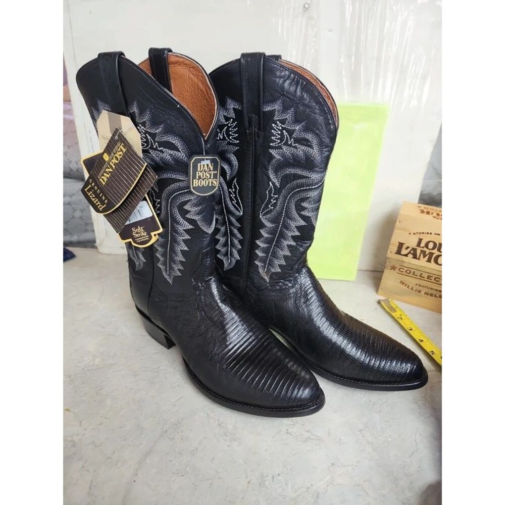 Dan post nwt western cowboy boots SZ 11 ew lizard skin